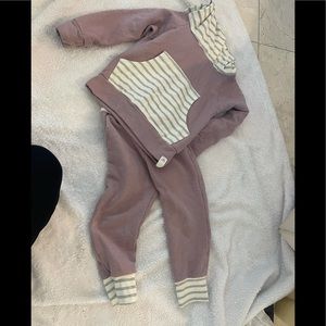 Lulu and roo sweatshirt and sweatpants 2t